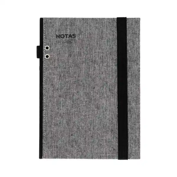 Libreta de Tela Con Elástico 176 Hojas Con Líneas 3221306000175