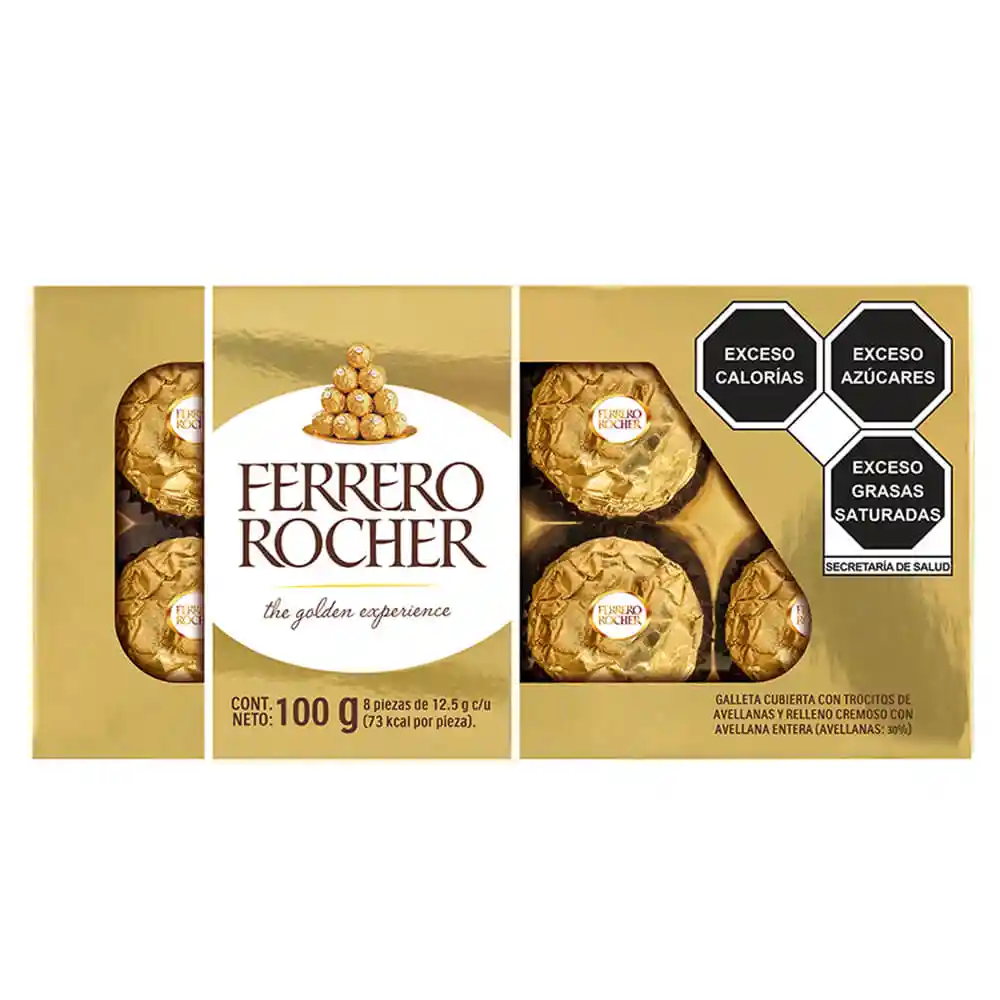 Ferrero Rocher Bombón de Chocolate y Avellana Original