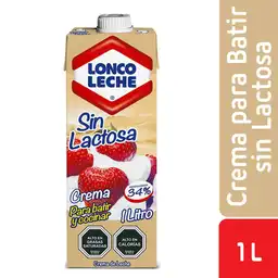 Loncoleche Crema de Leche para Batir sin Lactosa