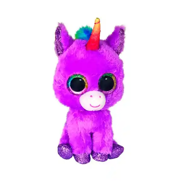 Ty Beanie Boos Peluche Rosette Unicorn Púrpura Regular