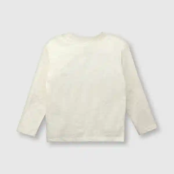 Polera de Bebé Niño Super Kid Off White Talla 12/18M Colloky