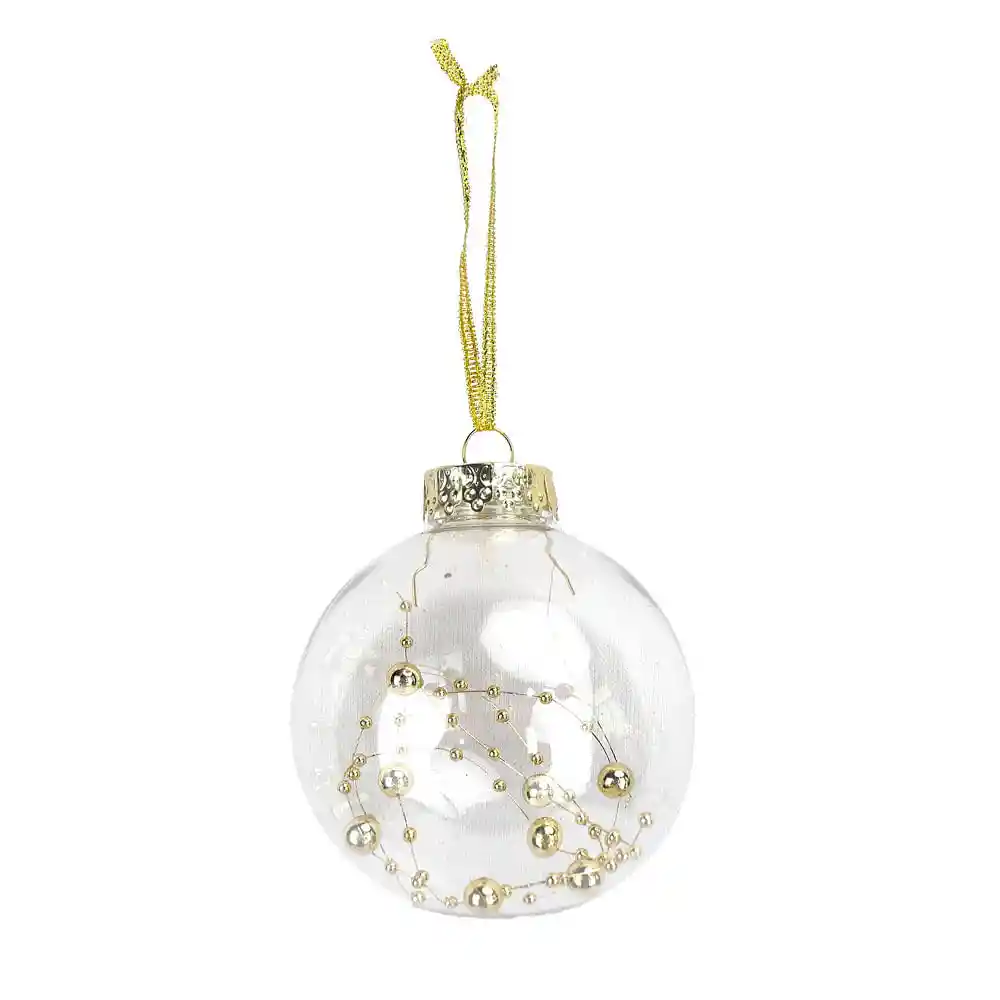 Esfera Krea Rellena Gold Glam Navidad