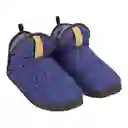 Pantufla Bota Estilo Parka Azul Oscuro Talla 44
