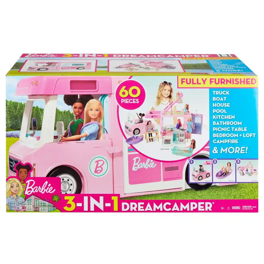 Barbie Camper Sueños 3 en 1