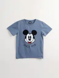 Mickey. Polera Manga Corta Nino Denim 6 V26 314014430