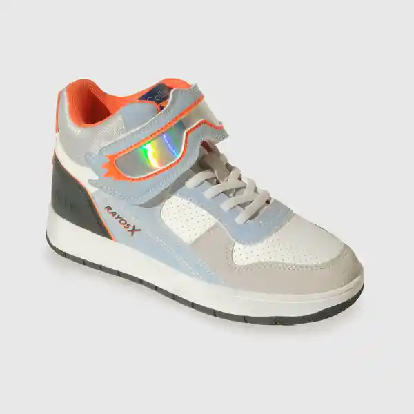 Zapatillas Urbana Cambia Niño Color Blanco Multicolor 35 Colloky