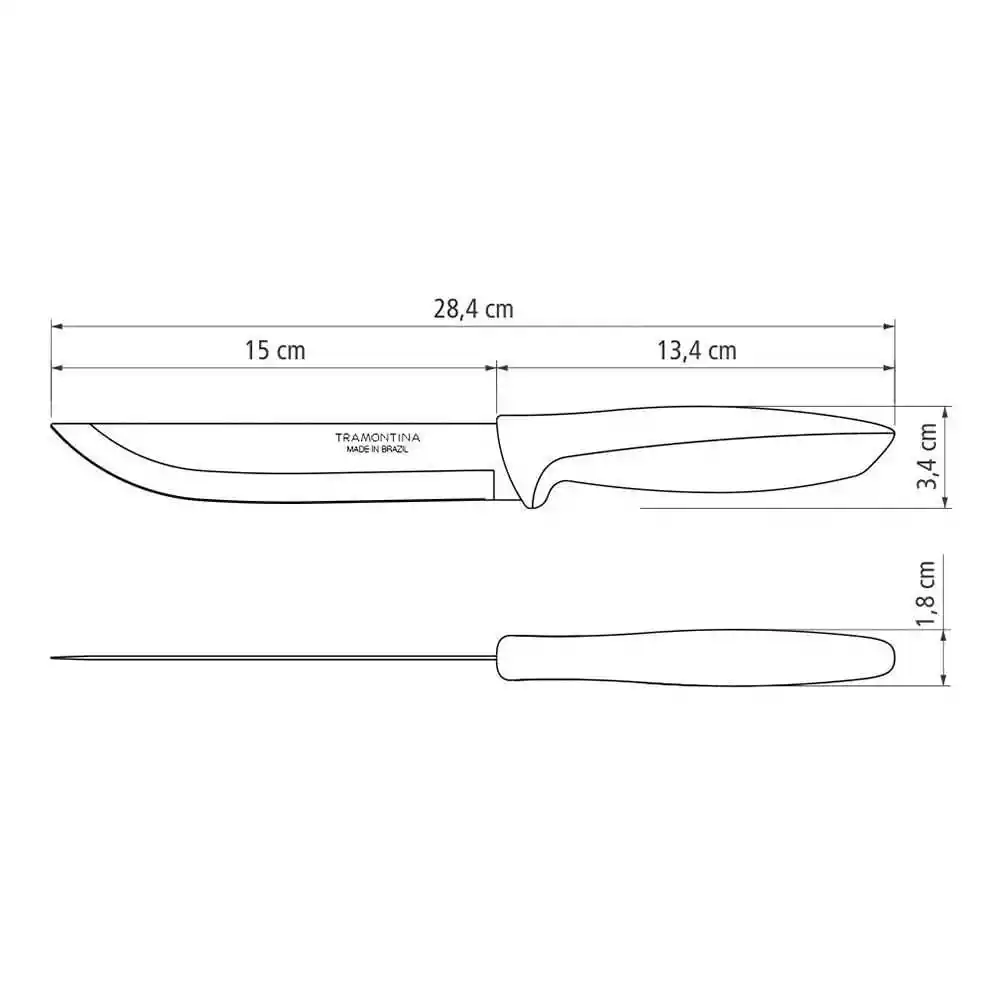 Tramontina Cuchillo Carne 6. 1 Un.