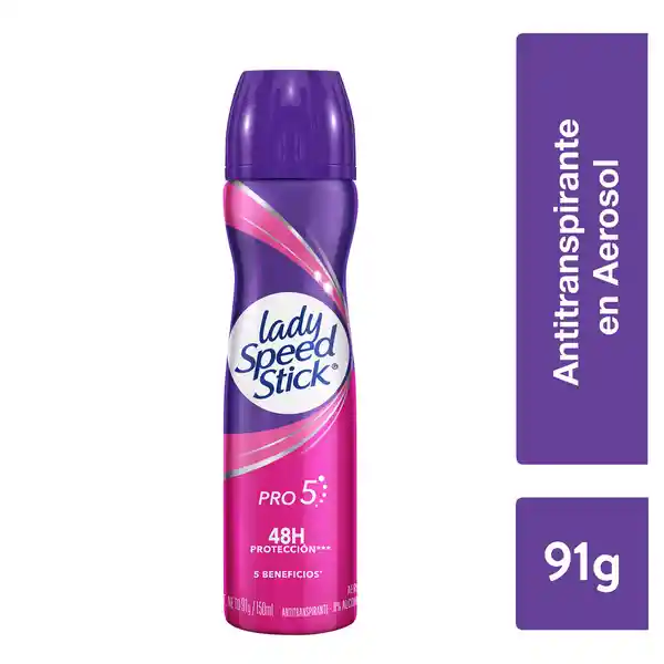 Desodorante en Spray Lady Speed Stick Pro5 24/7 91 g