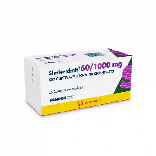 Simleridmit (50 mg/1000 mg)