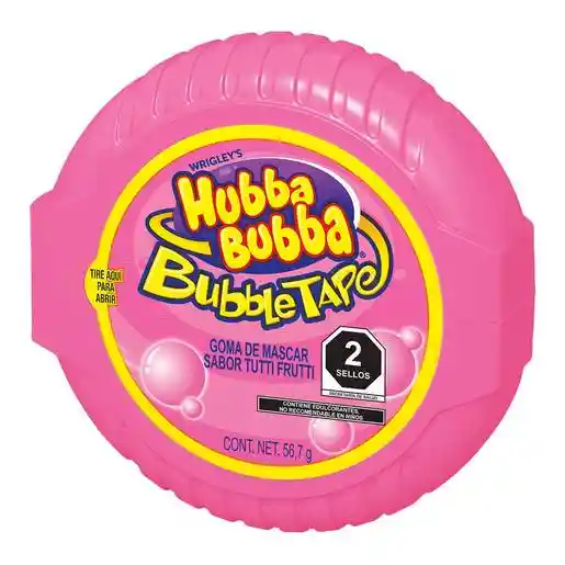 Hubba Bubba Goma de Mascar Bubble Tape Sabor Tutti Frutti