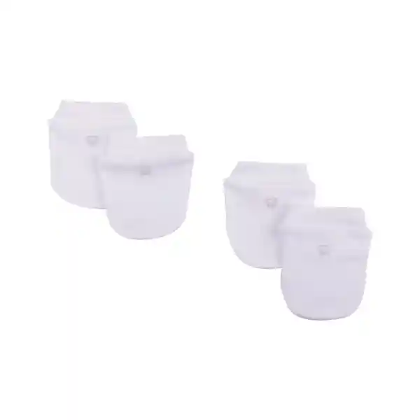 Set Mitones 2 Pzas Unisex Blanco Pillin U