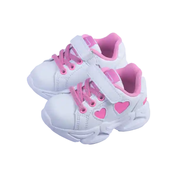 Zapatillas Bebe Niña Blanco Pillin 22