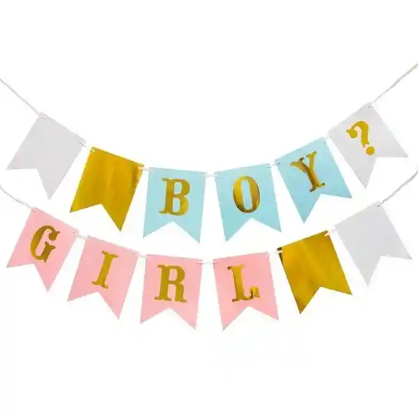Guirnalda Boy Girl Revelación de Género