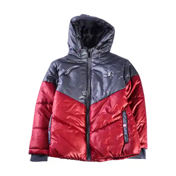 Parka Niño Rojo Talla 4 A Pillin