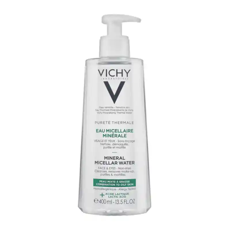 Vichy Purete Thermale Agua Micelar Piel Mixta Grasa