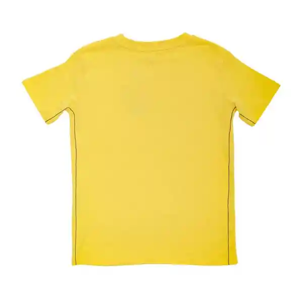 Polera Niño Manga Corta Amarillo Pillin 10 a