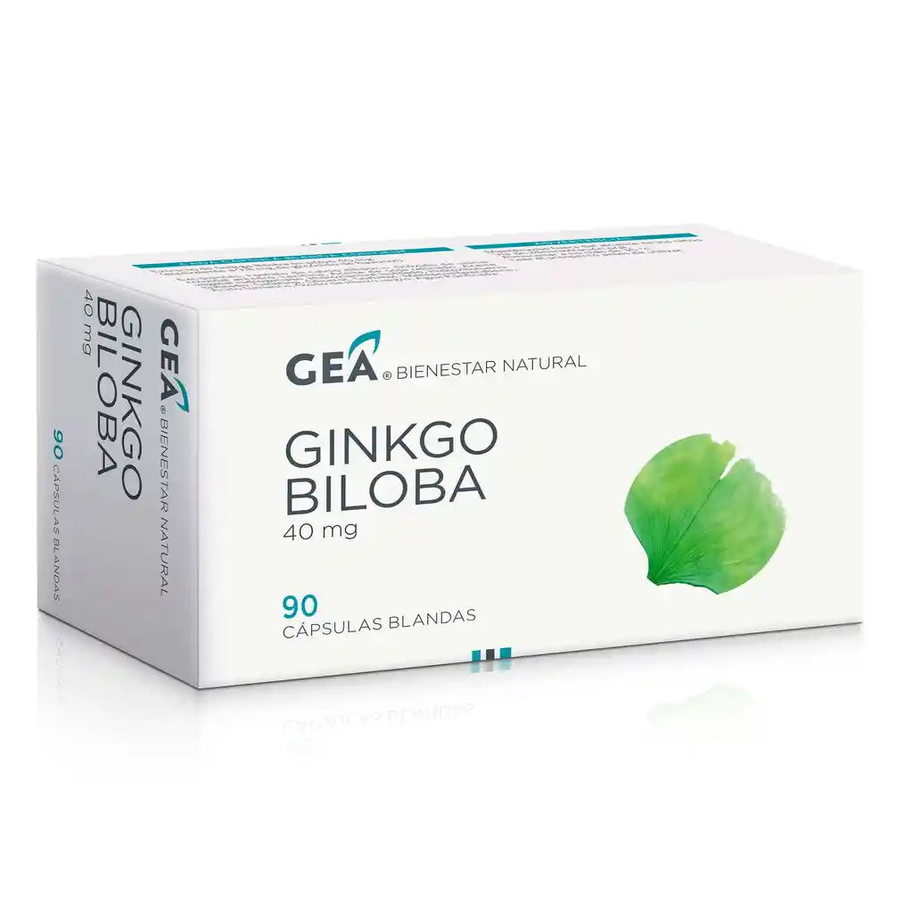 Gea Vitaminas Y Minerales Ginkgo Bi.Cap.40Mg.90