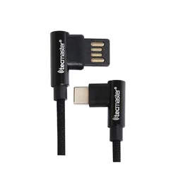 Cable Usb Reforzado Textil a Tipo-c Reversible Tecmaster Tm-cb-t