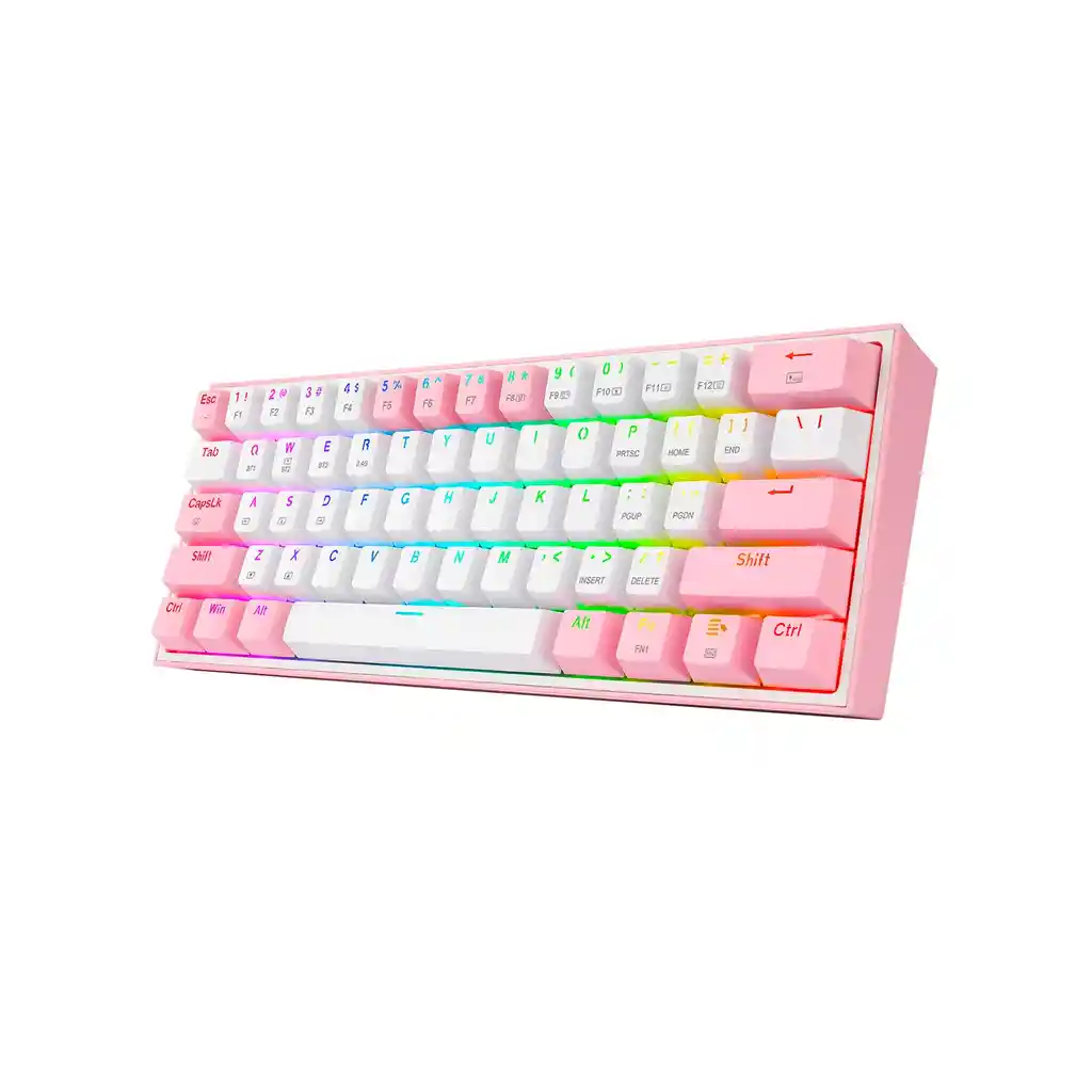 Teclado Mecanico Fizz Pro Switch Red K616 White/pink