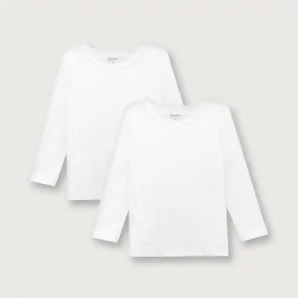 Camiseta de Bebé Niño Blanco Talla 3A Opaline