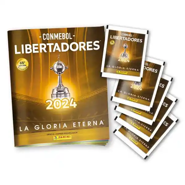 Panini Kit Álbum + Sobre Conmebol Libertadores 2024