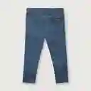 Jegging Con Ruchas en Los Bolsillos Niña Navy Talla 3A