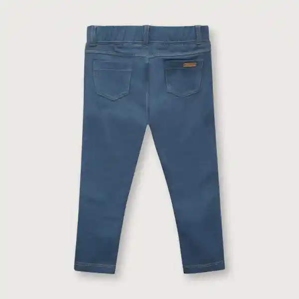 Jegging Con Ruchas en Los Bolsillos Niña Navy Talla 3A