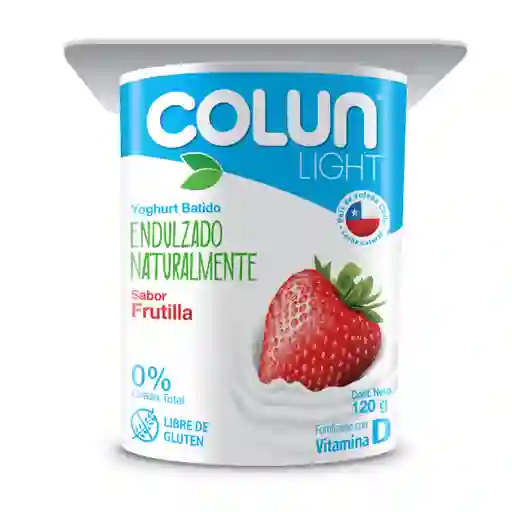 Colun Yogurt Batido Light Frutilla
