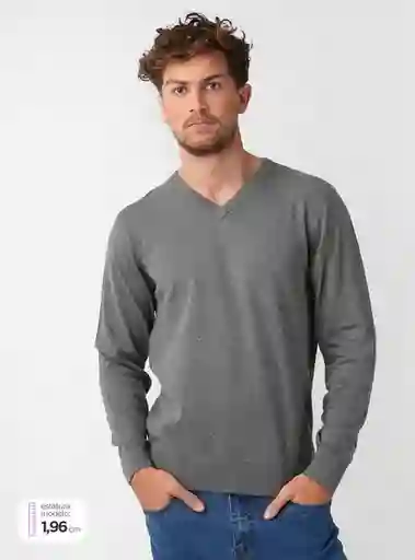 Sweater Hombre Kenneth Stevens Algodón Cuello En V Talla Xxl