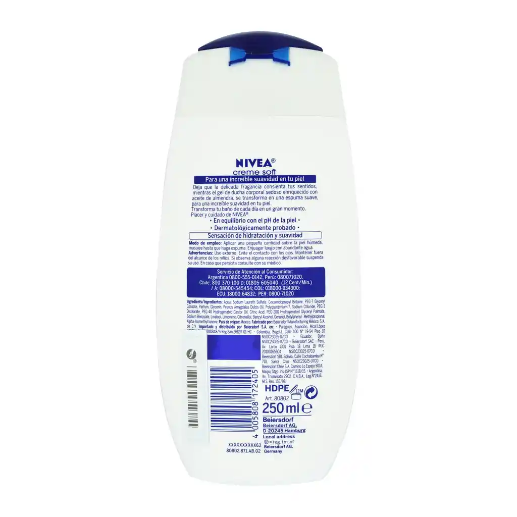 Nivea Soft Gel Creme De Ducha 