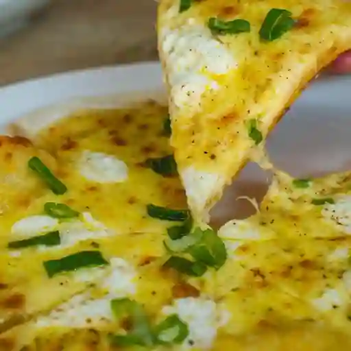 Pizza ricotta all aglio