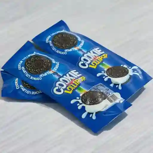 Chupete cookie con palito brillante