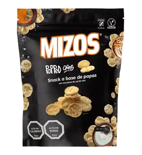 Mizos Popped Papa Fritas con Sal de Mar