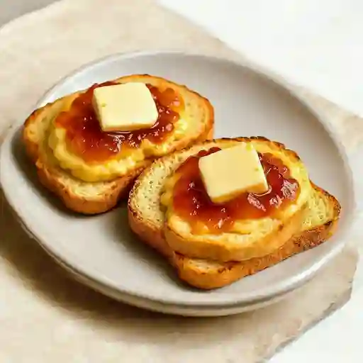 Tostadas mantequilla