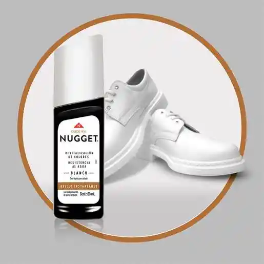 Nugget Betún Líquido Para Calzado Blanco 60ml