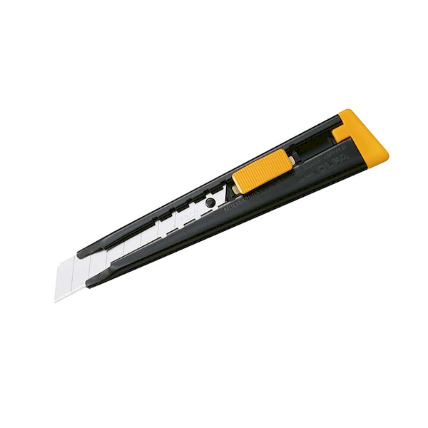 Cuchillo Snap-off Coral 18mm, Con Aleta Multiusos Y Bloqueo Automático