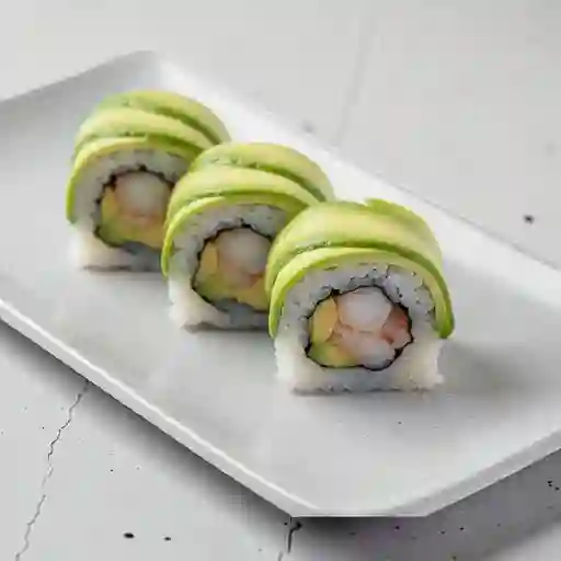 Camarón, palta y cebollín