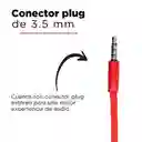 Miniso Audífonos De Cable Metalicos Con Estuche Rojo 12m