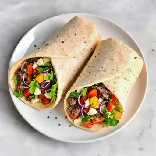 2 X1 shawarmas de res