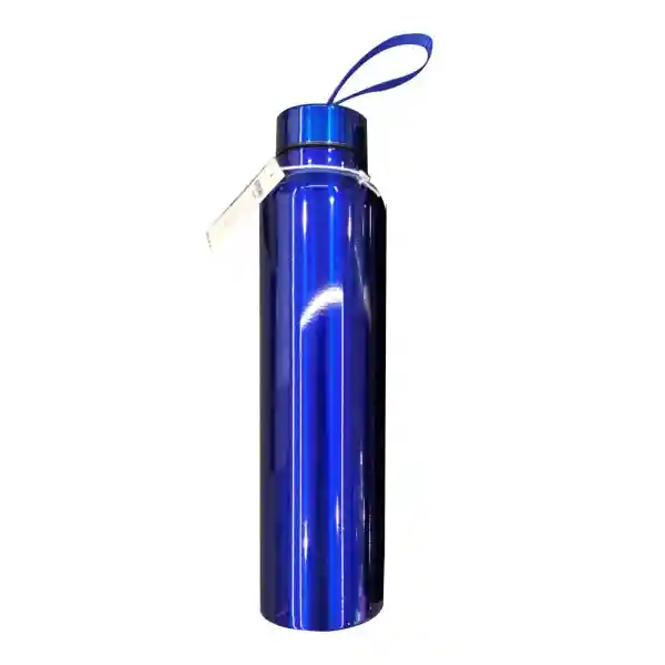 Miniso Termo de Acero Inoxidable Con Correa Para Deportes Azul