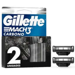 Gillette Mach3 Repuestos Máquina de Afeitar Carbono