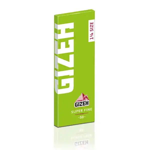 Gizeh Papelillo Verde 1 1/4 Extra Fine