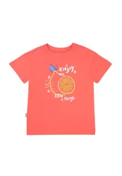 Polera Hombre Caído Spirit Kids Niña Naranjo Tall 06 - 280