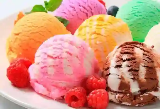 Copa Helado 3 Sabores en Vaso 470 ml