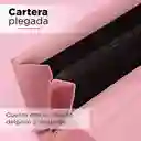 Billetera Larga Con Hebilla de Metal Rosa Miniso