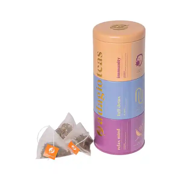 Té Triple Tin Superblends Adagio Teas