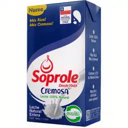 Soprole Leche Natural Cremosa Entera