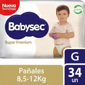 Babysec Pañal Súper Premium G