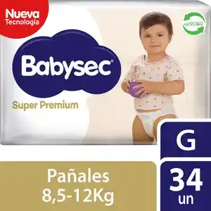Babysec Pañal Súper Premium G