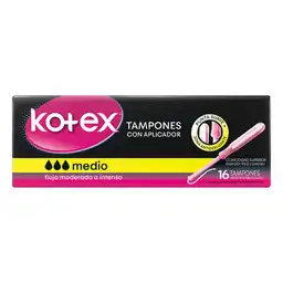 Kotex Tampones con Aplicador Súper 